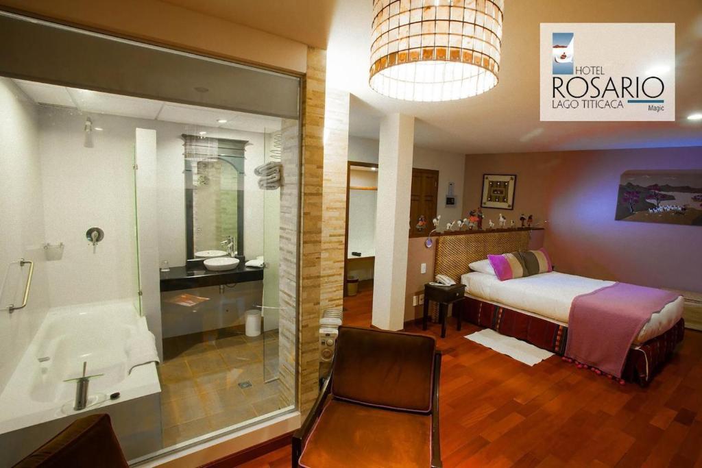 Hotel Rosario Lago Titicaca Copacabana  Quarto foto